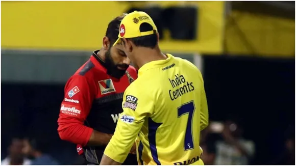 Chennai Super Kings MS Dhoni and Royal Challengers Bangalore Virat Kohli