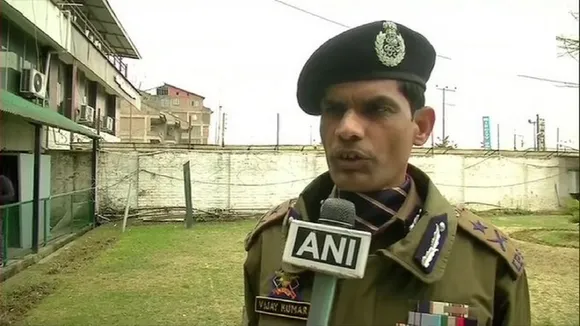 IGP Kashmir Vijay Kumar
