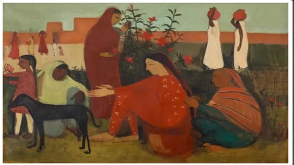 Amrita Shergill painting