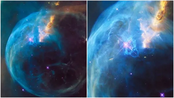 Massive Star Trapped Inside A Bubble NASA