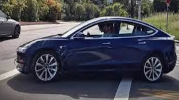 Blue Tesla