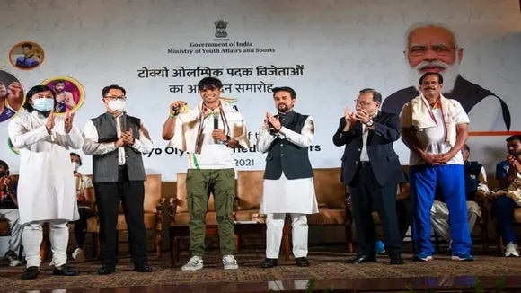 GRAND WELCOME OF OLYMPIC MEDALISTS