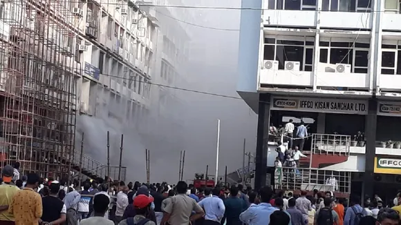 fire in delhi