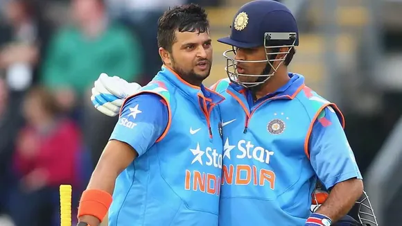 dhoni raina
