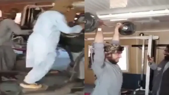 taliban gym workout video viral 1629187850