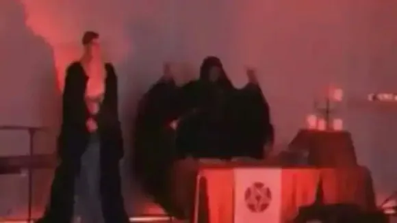 Something happened during the news on live