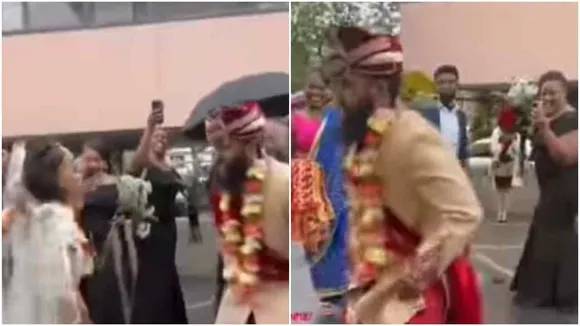 dulha with dulhan