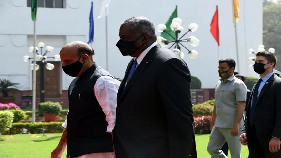 Rajnath Singh Llyod Austin