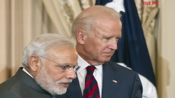 pm MODI WITH JOI BAIDEN