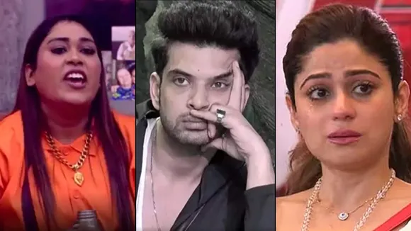 karan kundra shouted on afsana for using vulgur language for shamita
