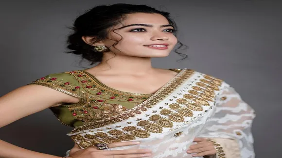 Rashmika Mandanna Traditional look for Diwali