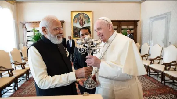 PM Modi Pope Francis