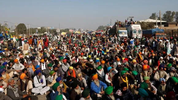 Farmer protest on delhi border