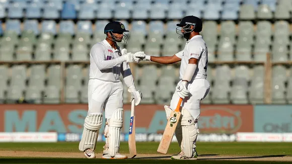 Mayank Agarwal Cheteshwar Pujara