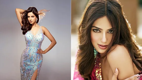 Harnaaz Sandhu hairstyles