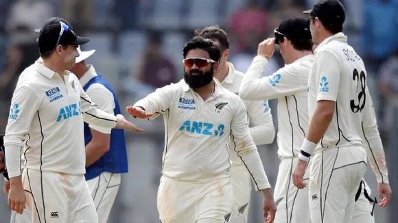 newzeland test team ajaz patel is out