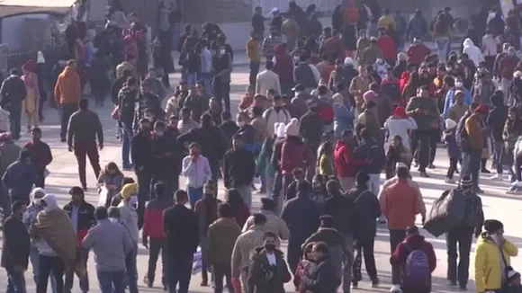 Crowd in shimla