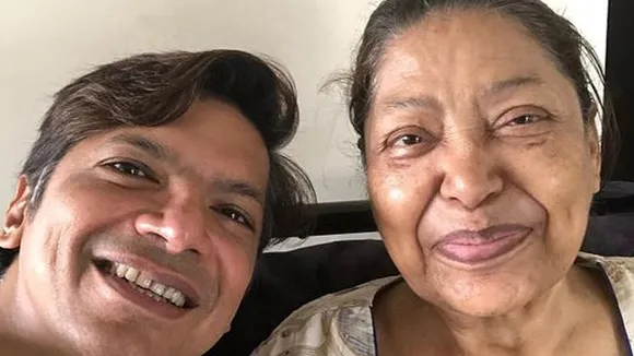 Shaan with his mom