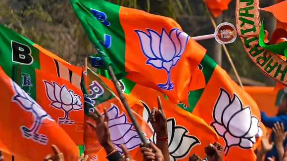 bjp flags