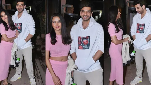 Karan Kundra and Tejasswi Prakash on a dinner date