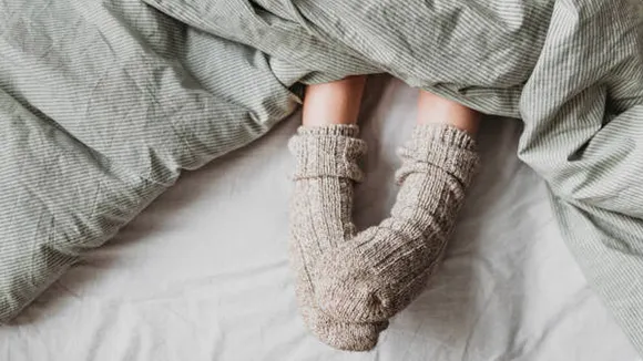 risk of wearing socks at night
