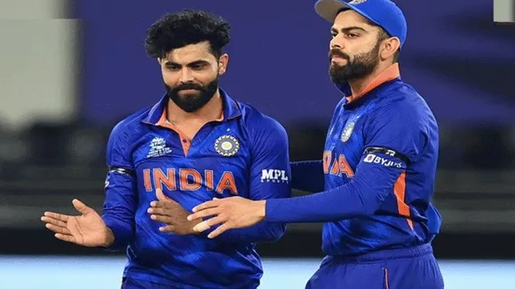 Ravindra Jadeja and Virat Kohli