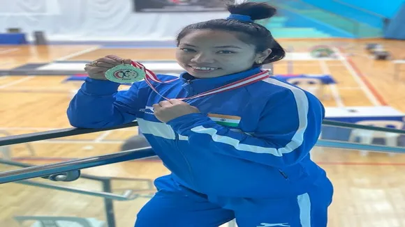 olympic medalist mirabai chanu won the gold