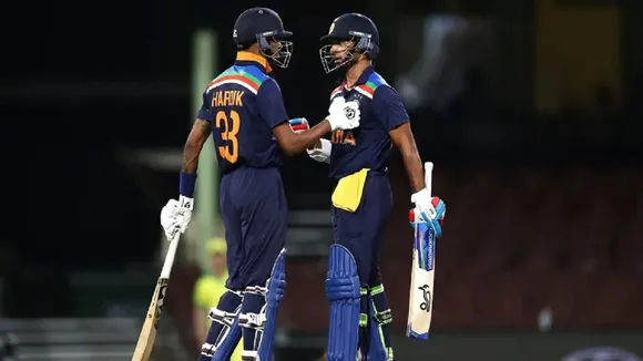 Hardik Pandya and Shikhar Dhawan
