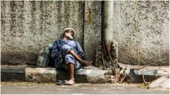 Man Singing On Roadside: