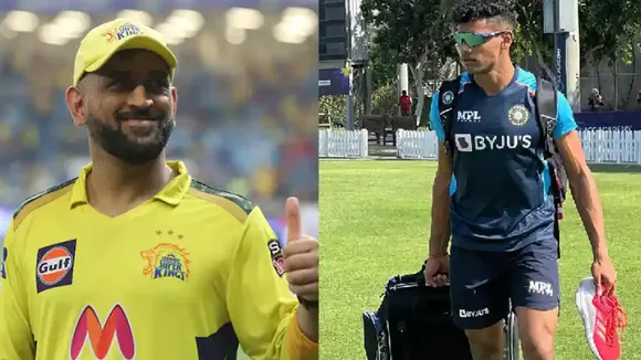 Dhoni and Hangargekar