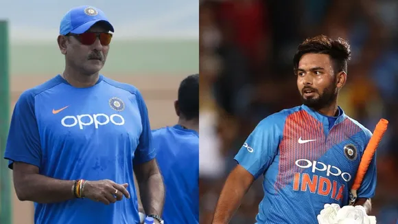 Ravi Shastri and Risabh Pant