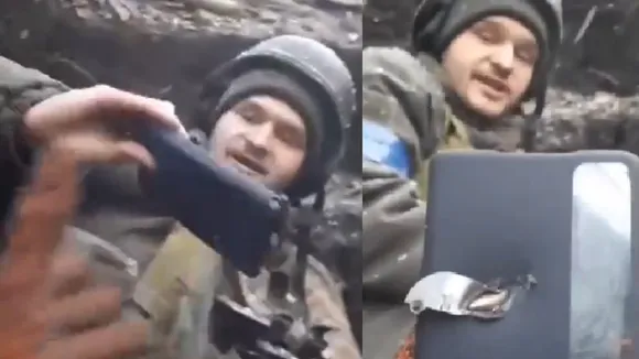 Ukrainian soldier