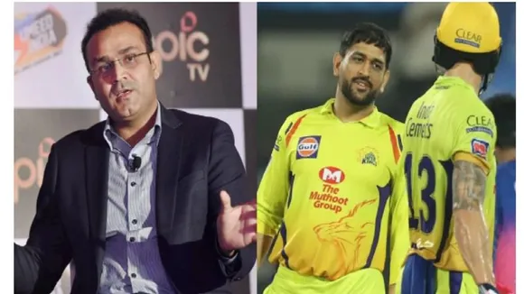 Virendra Sehwag and MS Dhoni