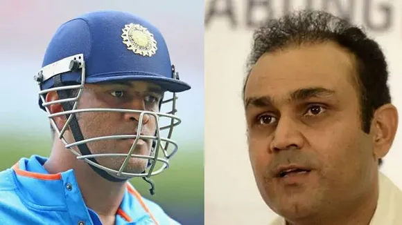 when ms dhoni dropped virender sehwag in cb series