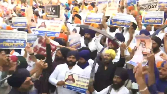 Pro Khalistan slogans  Khalistani separatist  Jarnail Bhindranwale  Golden Temple
