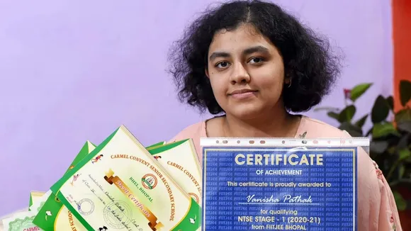 Bhopal topper Vanisha Pathak