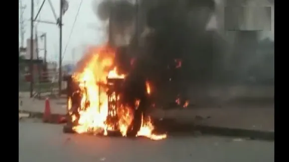 protest at Delhi s Jama Masjid