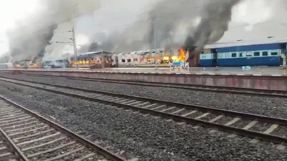 Samastipur Train burned