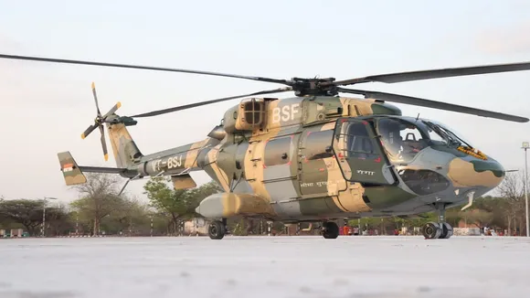 Dhruv helicopter
