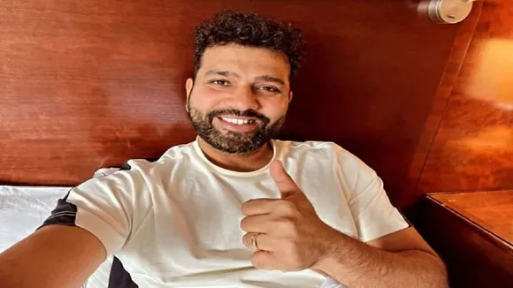 Rohit Sharma selfie