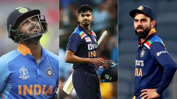 Rishabh Pant Shreyas Iyer Virat Kohli