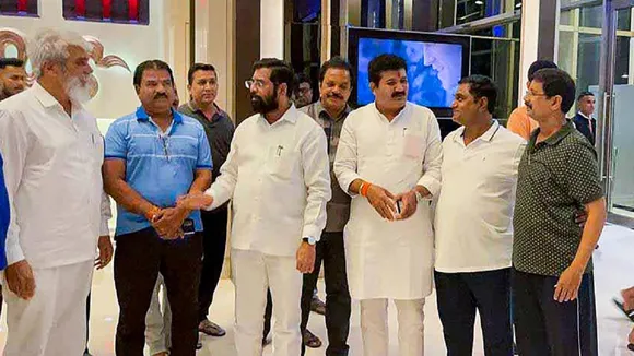 Eknath Shinde and His MLA