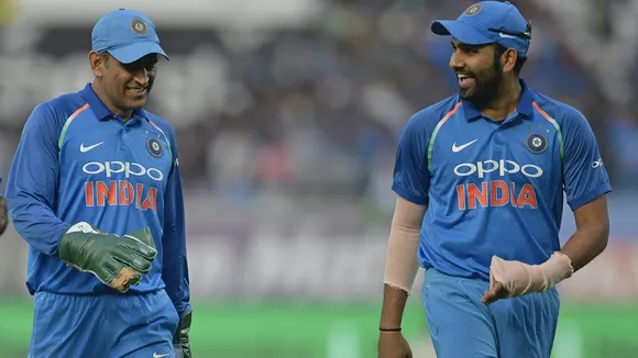 MS Dhoni Rohit Sharma