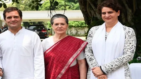 Sonia  Rahul  Priyanka  ED office