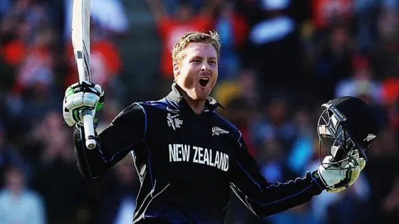 Martin Guptill of New Zealand celebrates his double century178