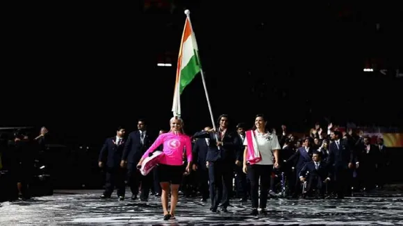 pv sindhu flag