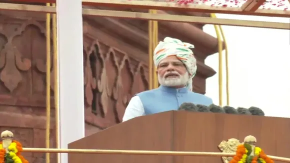 PM Modi on Red Fort