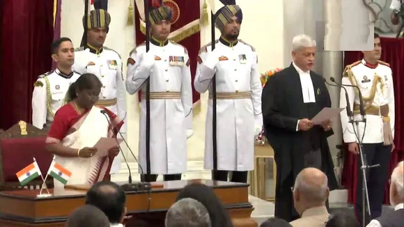 Justise UU Lalit takes Oath