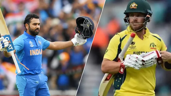 Rohit Sharma Aaron Finch