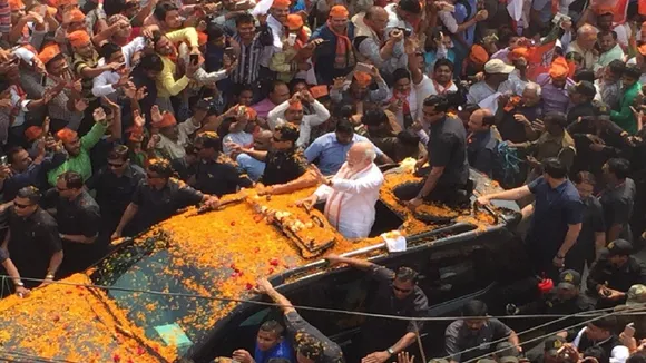 PM modi Road Show